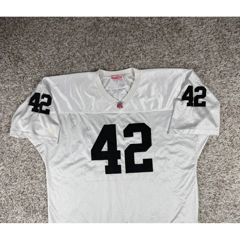 Mitchell & Ness Throwback Ronnie Lott Los Angeles Raiders 1991 Authentic Jersey - Picture 7 of 15